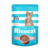 Alimento Húmedo para Gato RICOCAT Gatito Sabor Carne Pouch 85g