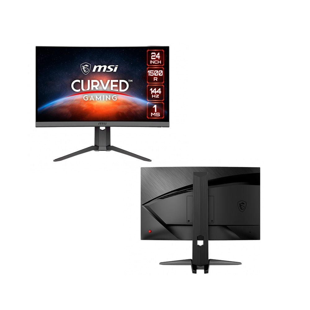 Monitor MSI Optix G24C6P 23.8 Pulgadas Curvo 1500R VA 1920 x 1080 HDMI DP  Earphone - Promart