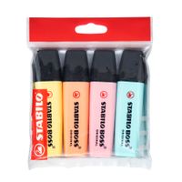 Resaltador STABILO Boss Original Colores Pastel Blíster 4un