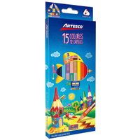 Colores ARTESCO Super Intensos Caja 15un + Tajador