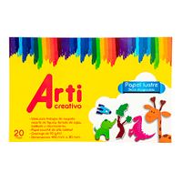 Papel Lustre ARTI CREATIVO A3 Block Desglosable 20 Hojas