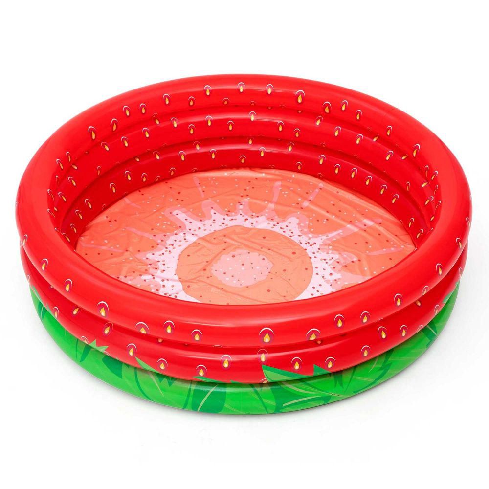 Piscina Fresita 160x38cm (390L)-Bestway-51145-Rojo con verde