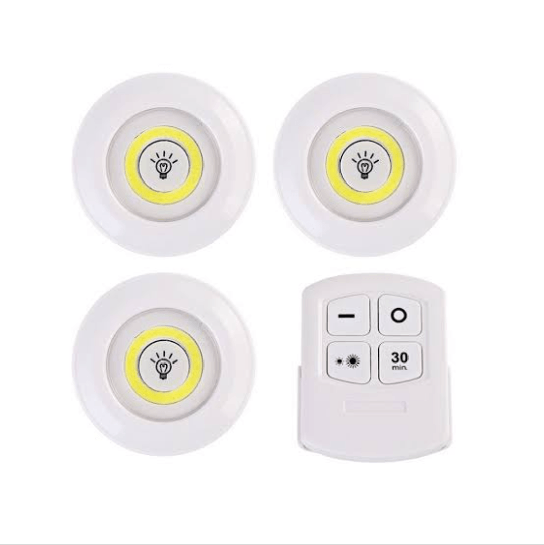 Luces Led Control Remoto Set de 3