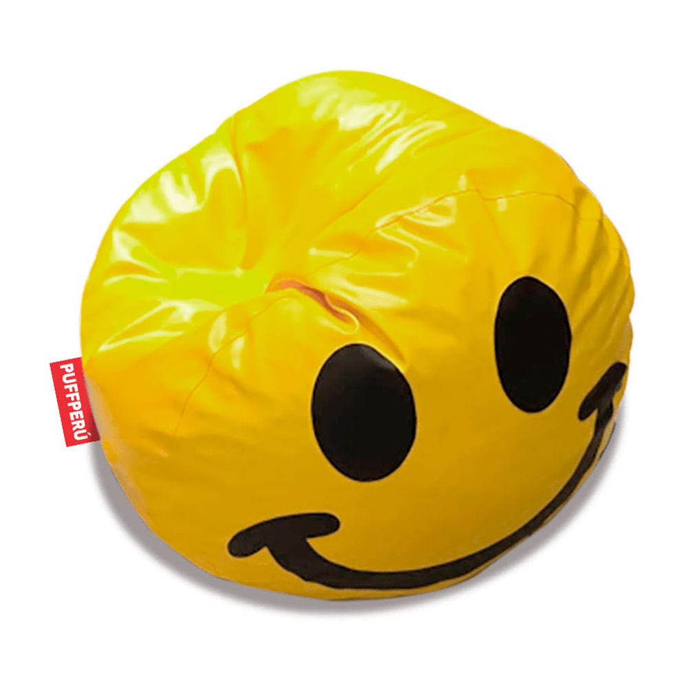 Puff Emoji PuffPerú Feliz Estándar Amarillo Promart