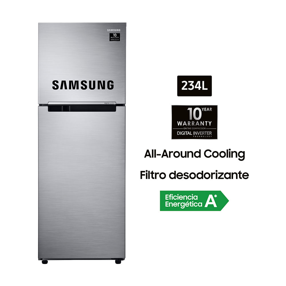 Refrigeradora Samsung Top Freezer Rt22farads8 Pe Promart