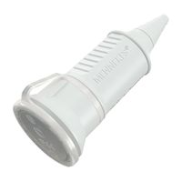 Toma Aérea Enchufe Schuko Modelo Schuko Policarbonato Gris 16A 2P + T 250V Mennekes