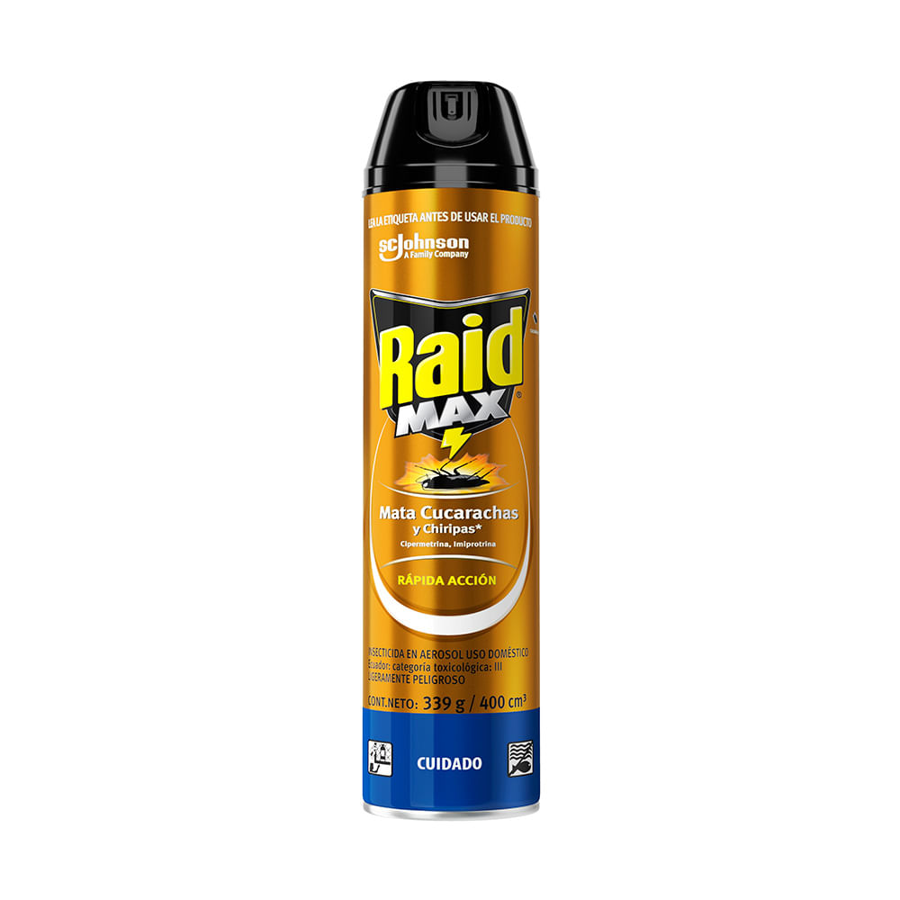 Insecticida Raid Max Aerosol 400ml