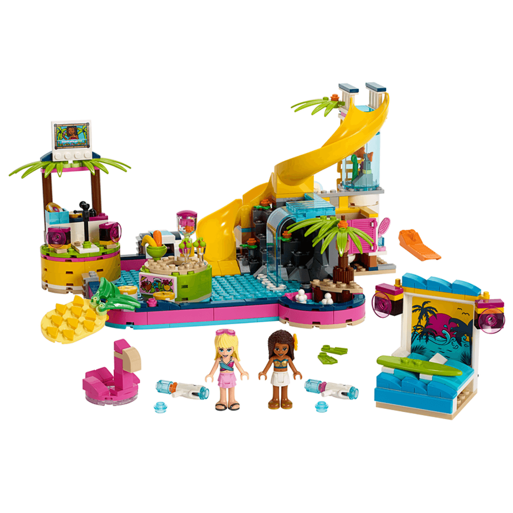 lego friends casa con piscina