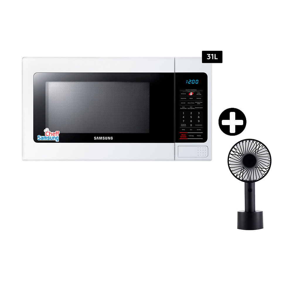 Horno Microondas Samsung Ame1114Tw/Xpe 32Lts. 1600W - Promart