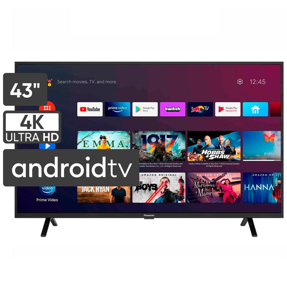 Televisor PANASONIC LCD 43'' UHD 4K Smart Tv TC-43HX550P