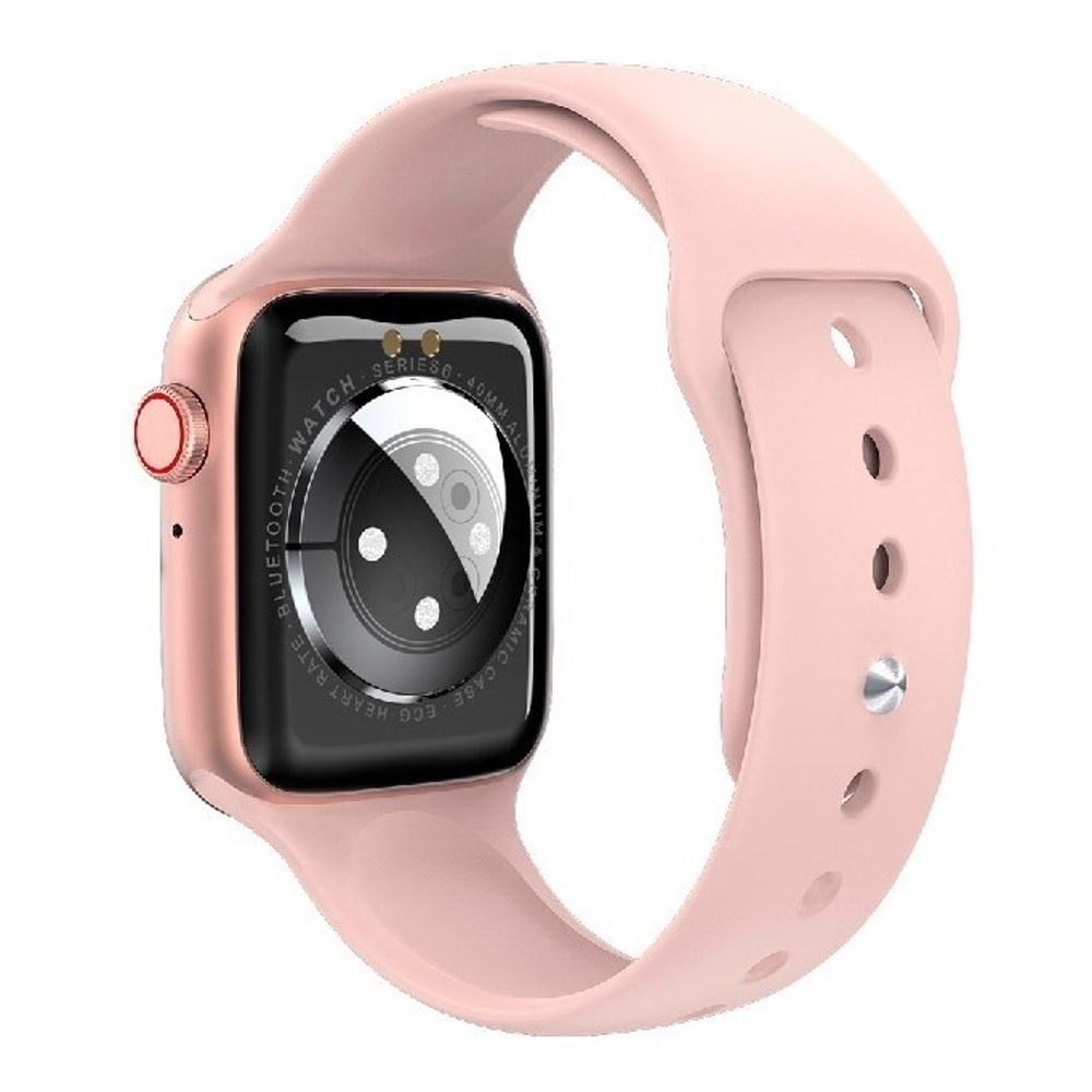 Smartwatch Reloj Inteligente W26+ Serie 6 Version 2021 Rosado - Promart