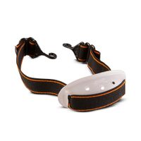 Barbiquejo de Seguridad Bellsafe con Mentonera Ajustable en PVC Negro
