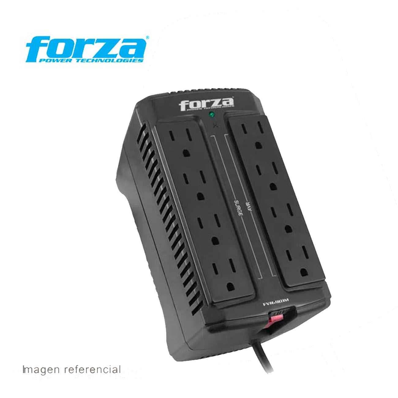 Estabilizador 900va Modelo Fvr-902 Forza 450w 8 Tomas