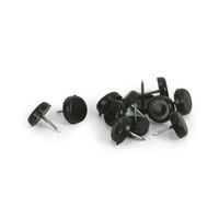 Deslizador plástico para clavar 18mm x 12 unidades