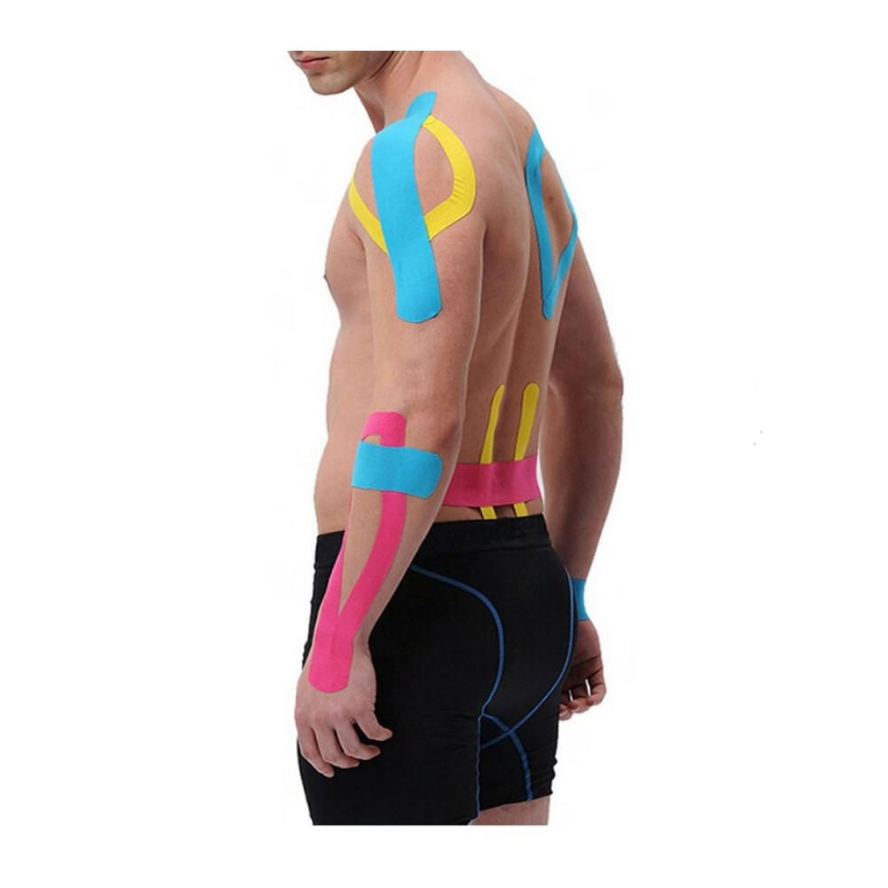 Cinta Kinesiologica 5 Metros Soporte Para Deportes Atléticos Recuperación Y Fisioterapia