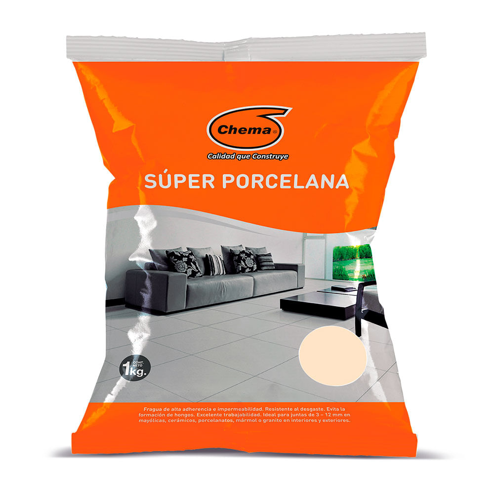 Fragua Super Porcelana Cuero 1 kg. Chema