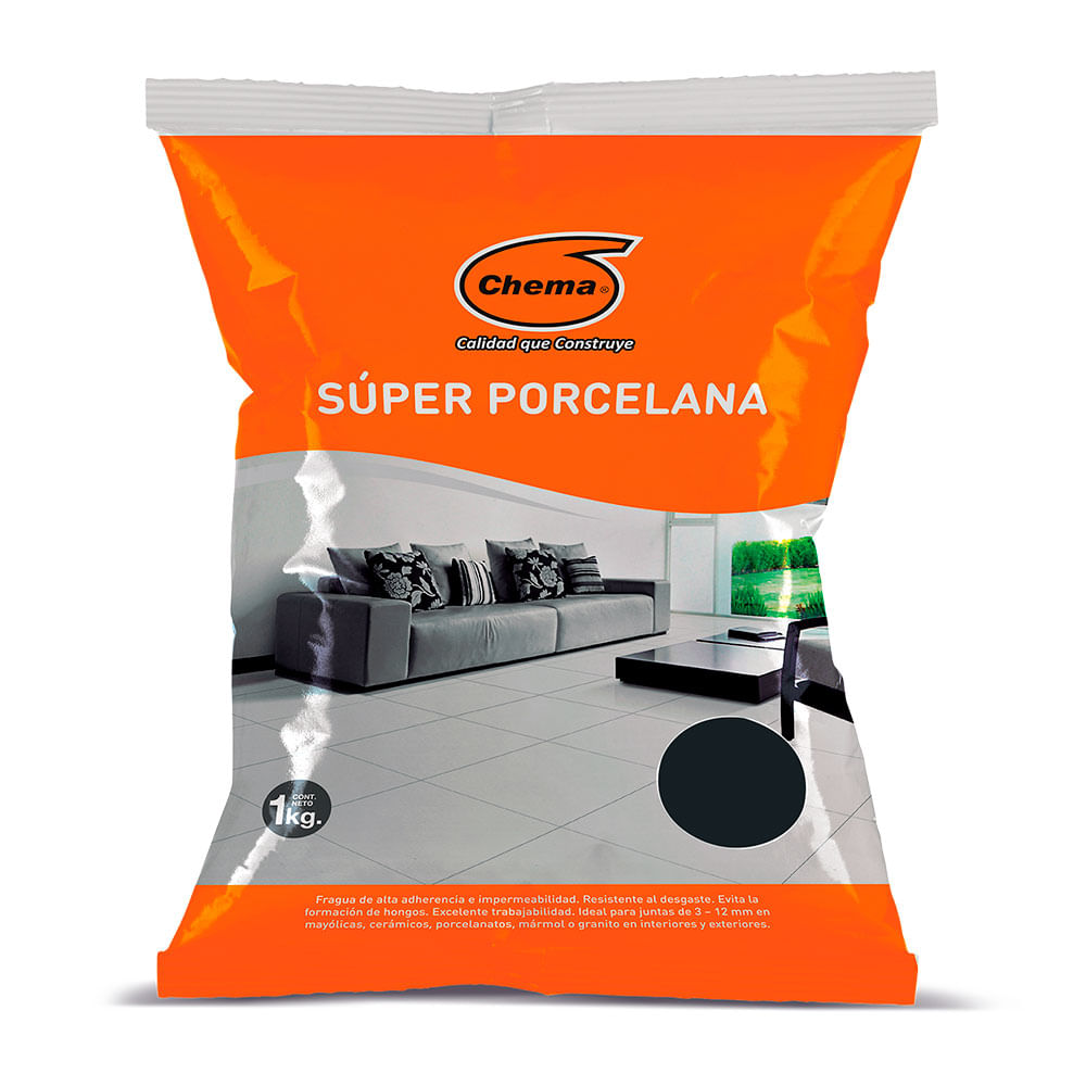Fragua Super Porcelana Negra 1 kg. Chema