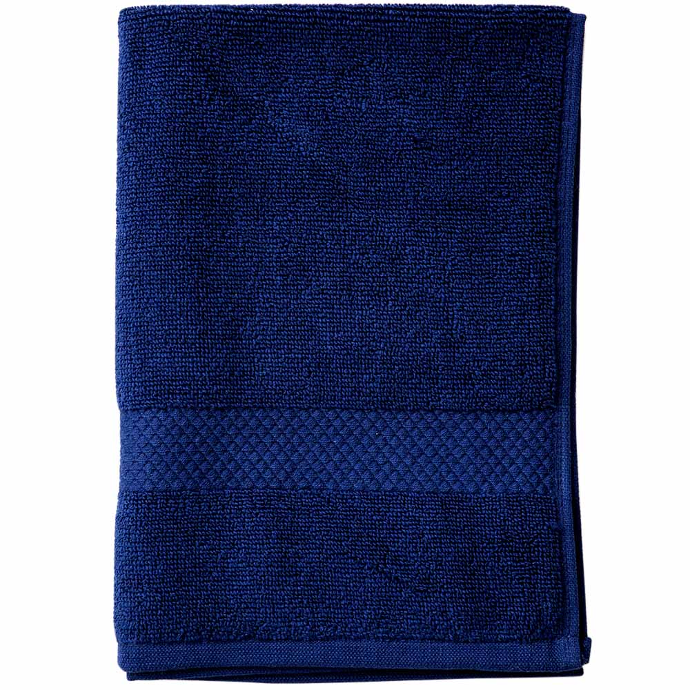 Toalla de Baño de Mano de Algodón 330gr 45x60cm Azul