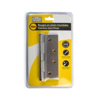 Bisagra de Acero Inoxidable Yale Modelo 4x3 Pulido de 2mm