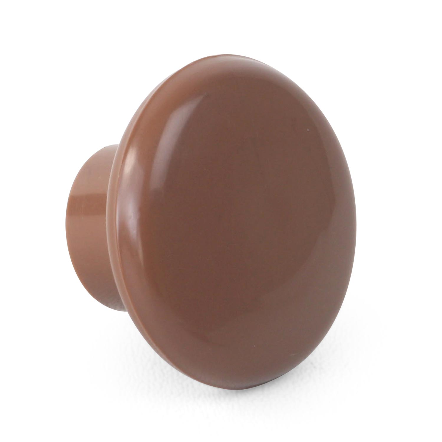 Perilla Plástica 38 mm Modelo 38 mm Mate Marrón