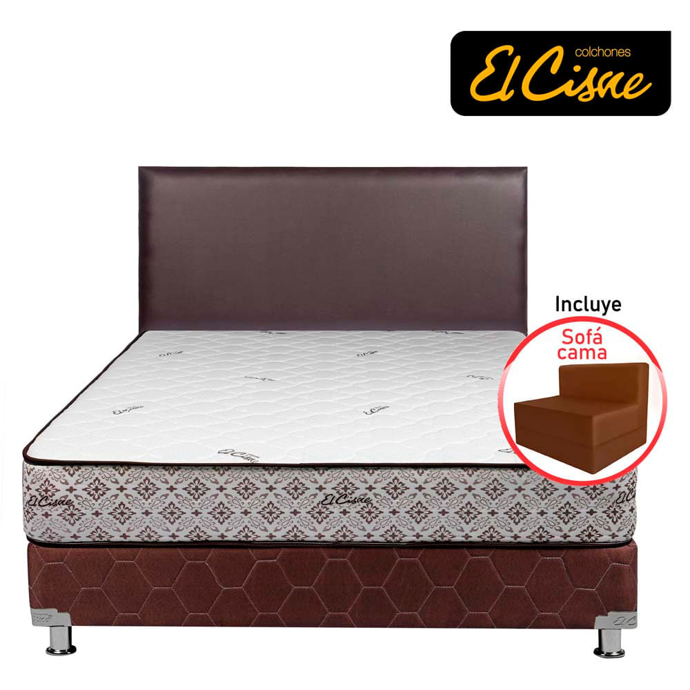 Cama EL CISNE Easy 2 Plazas + Cabecera