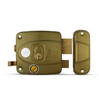 Cerradura de Sobreponer compacta de 2 golpes BK-220 Forte
