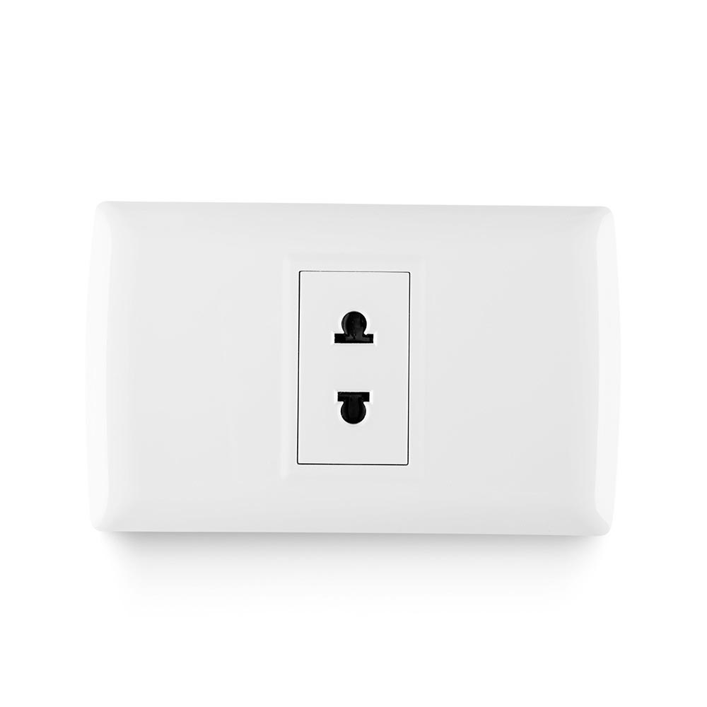 Tomacorriente Universal Simple - Basic - Promart tomacorriente simple