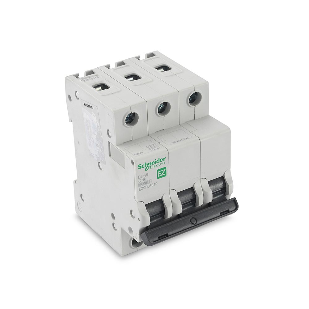 Interruptor Termomagnético Schneider Electric Easy9 Mcb 3x10A Blanco