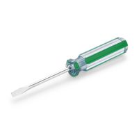 Desarmador Plano Rubicon Modelo 102 Cromado de Acero 3/16'' Ideal para Atornillar y Destornillar