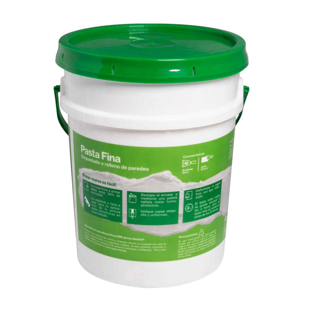 Pasta fina para muros Blanco 5 galones Promart