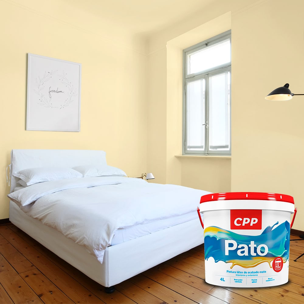 Pintura Látex Pato Marfil 4 litros - Promart