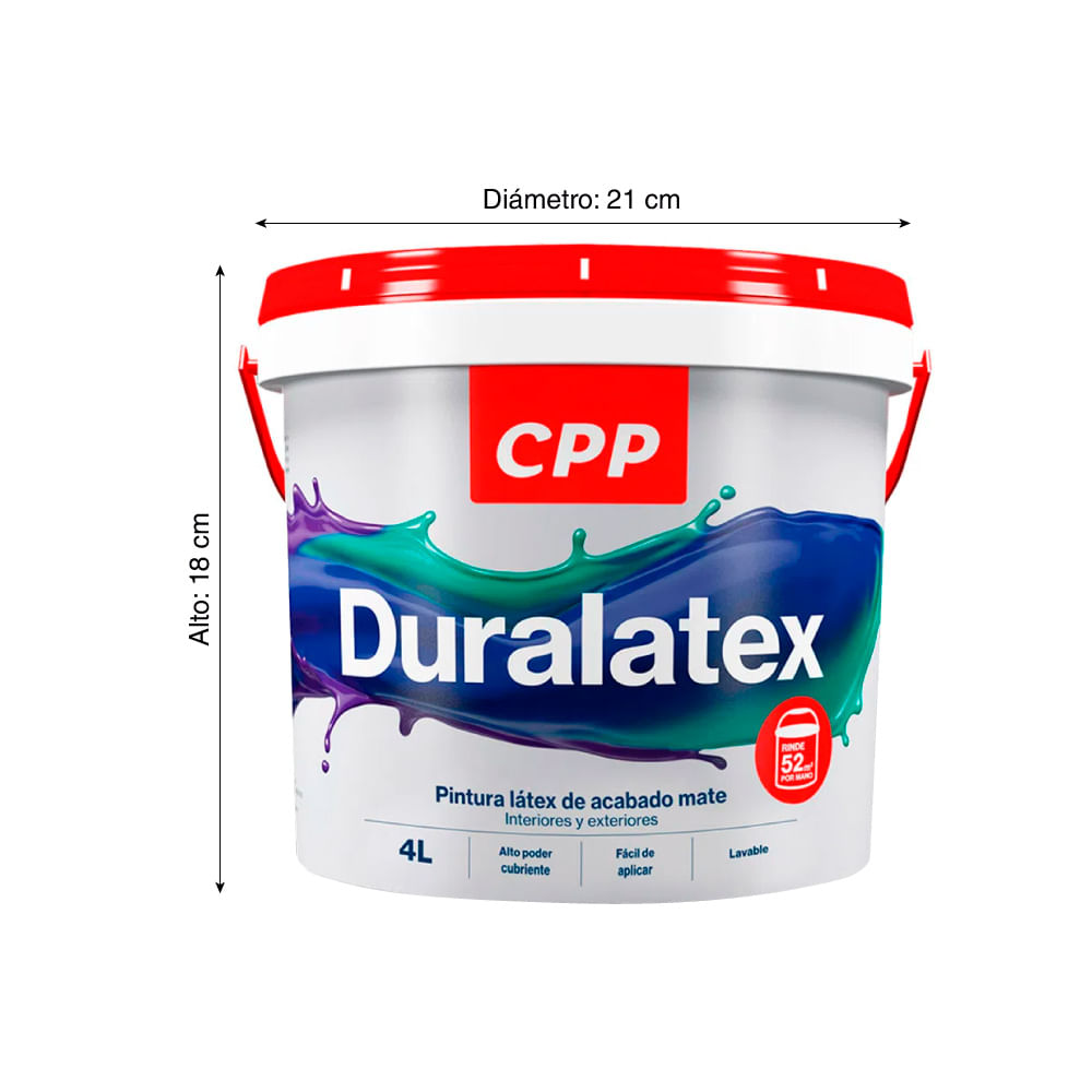 Pintura Latex Premium Ocaso 4 Litros Promart