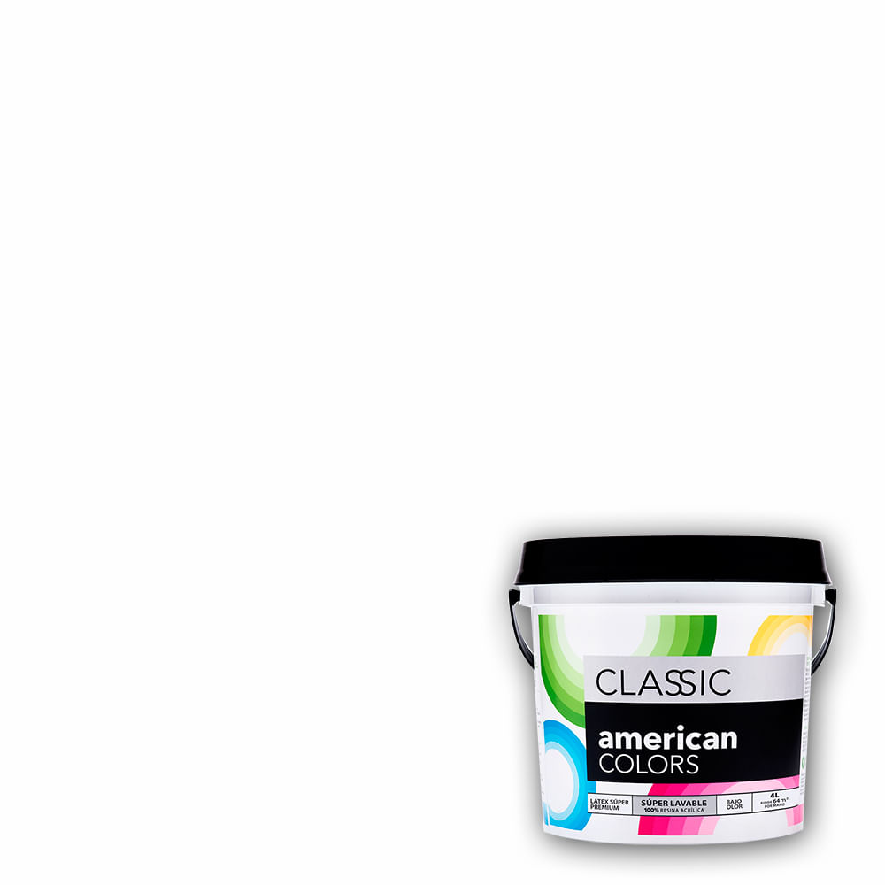 Pintura Látex Premium Blanco 4 litros - Promart