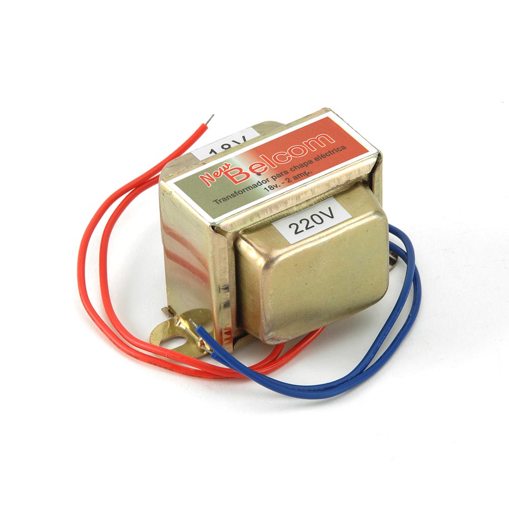 Transformador Belcom 18 V Chapa Eléctrica Tropicalizado Oro