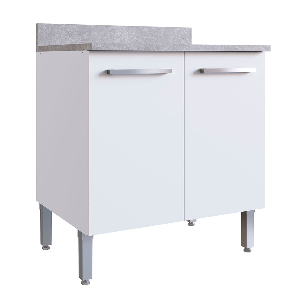 Módulo bajo 80cm Lunar Blanco Orange