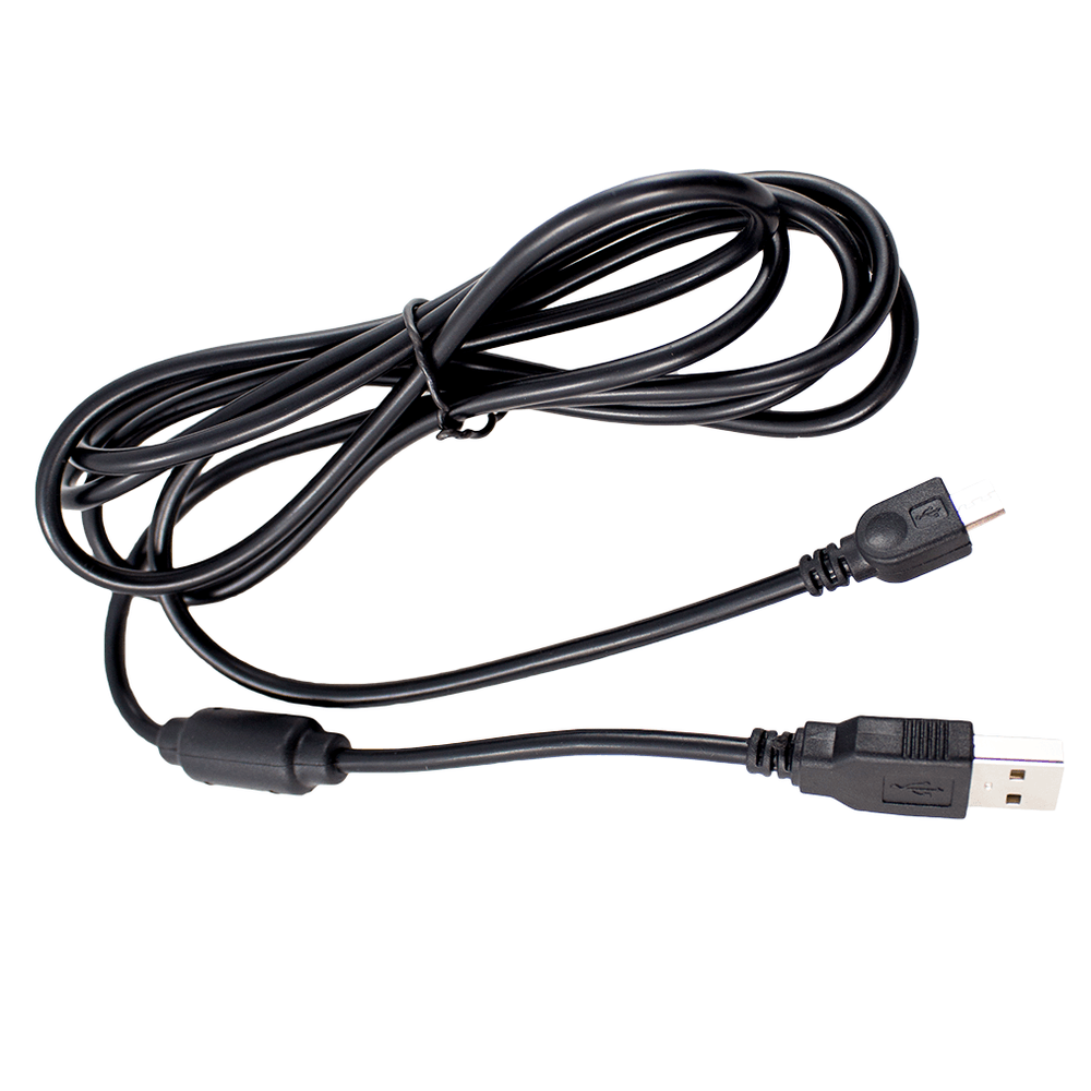 Cable Cargador para Mando PS4 Cable Dualshock 4 Negro 1.8 Metros - Promart