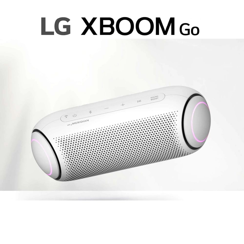Parlante Bluetooth Portátil LG XBOOM GO PL5W Blanco - Promart