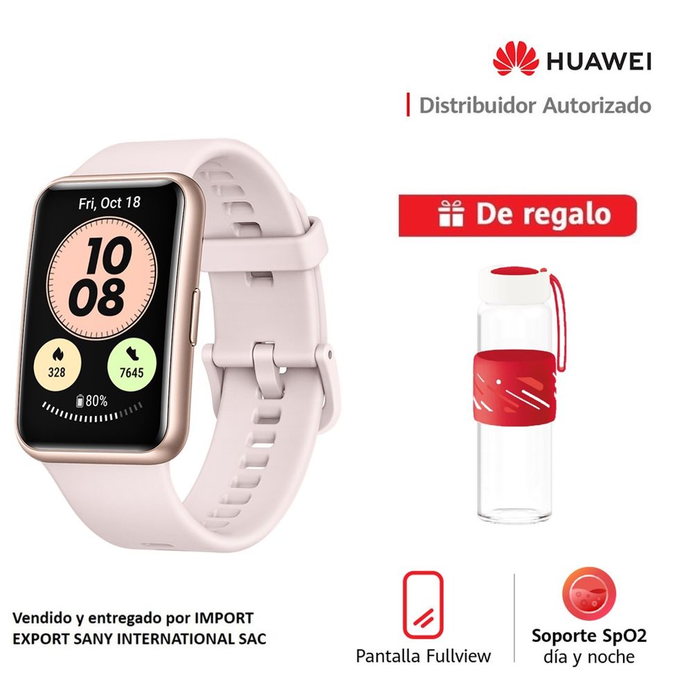 Smartwatch Huawei New Watch Fit Rosa + Regalo Promart