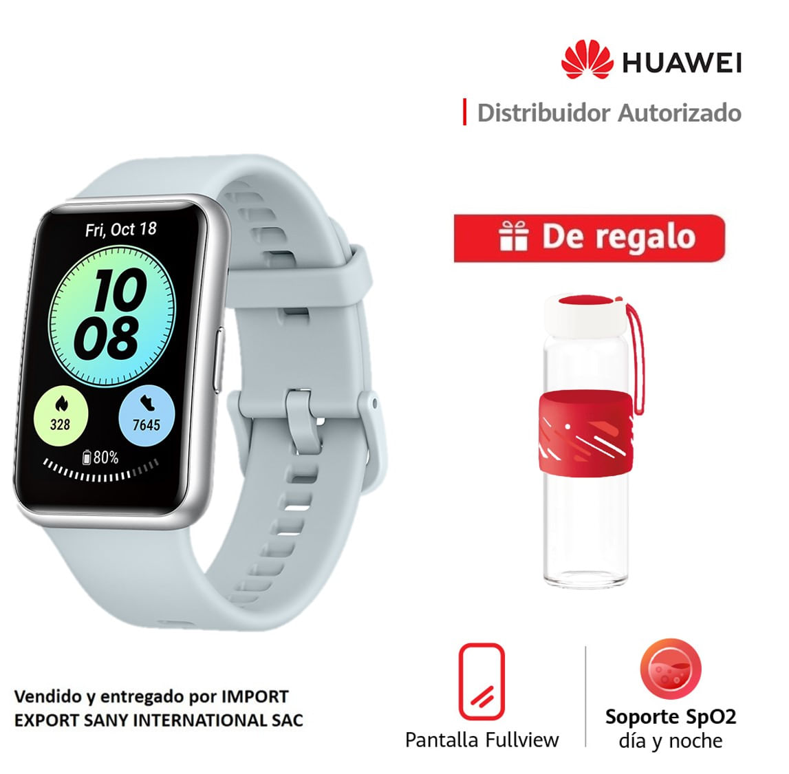 Huawei Smartwatch New Watch Fit Rosado | Knasta Chile