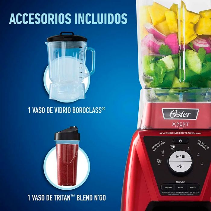 Licuadora Oster Xpert Series BLST3BRPG con Control de Textura