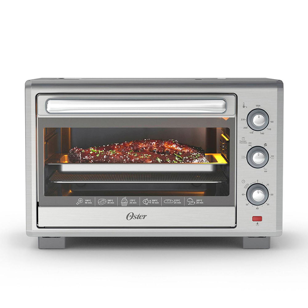 Horno Oster Tssttvls35 Con Freidora De Aire 35 L - Gris - Os | Knasta Chile