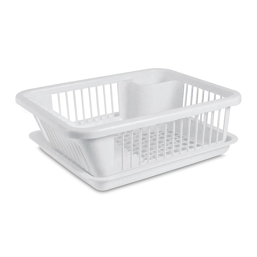 Escurridor de Platos Chico Duraplast Blanco Granito