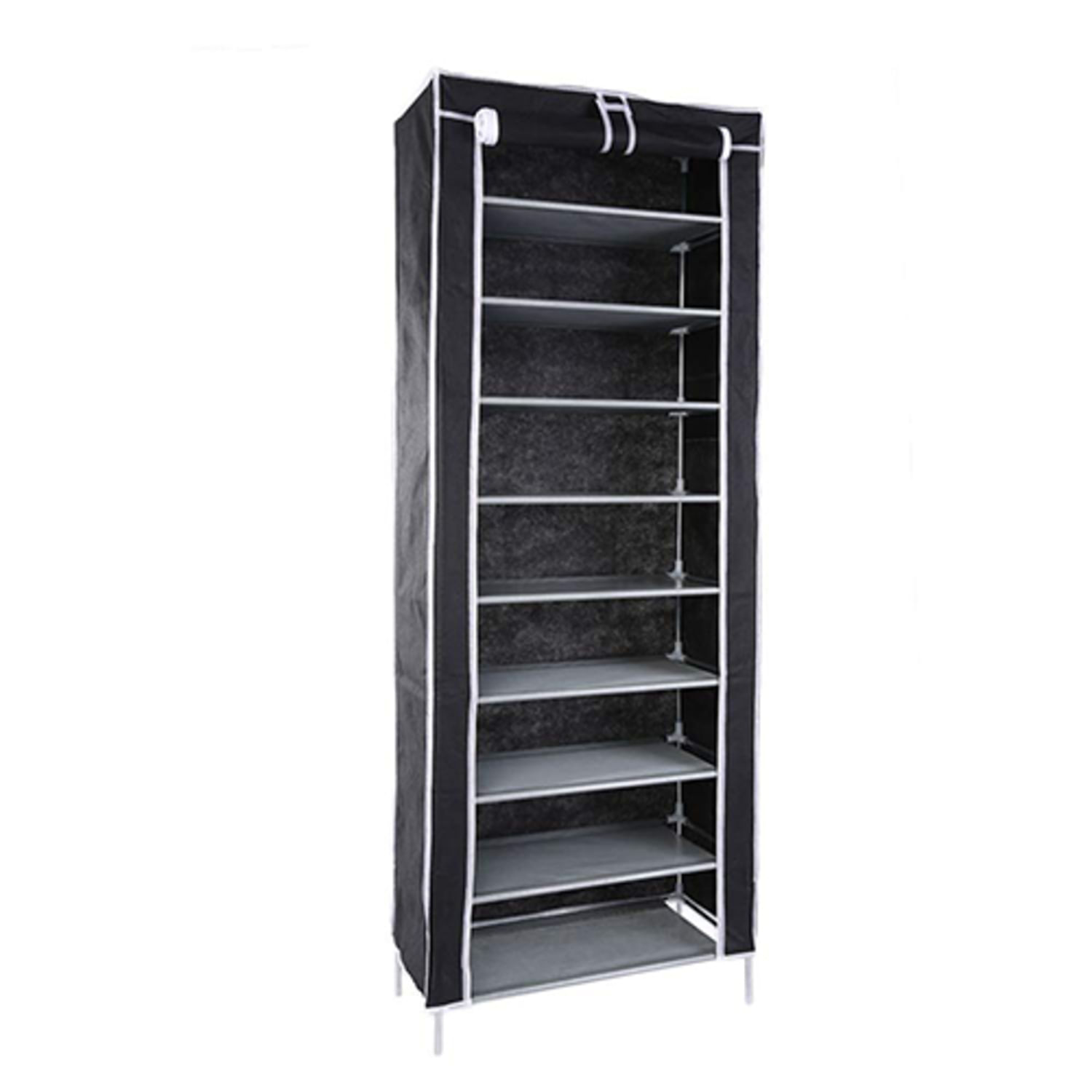 Zapatera Organizador De Metal 9 Niveles Zapatero Ropero Zapatillas Estante