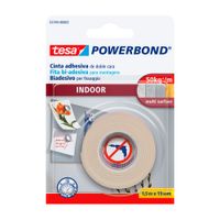 Cinta doble contacto interiores 19mm x 1.5m Tesa