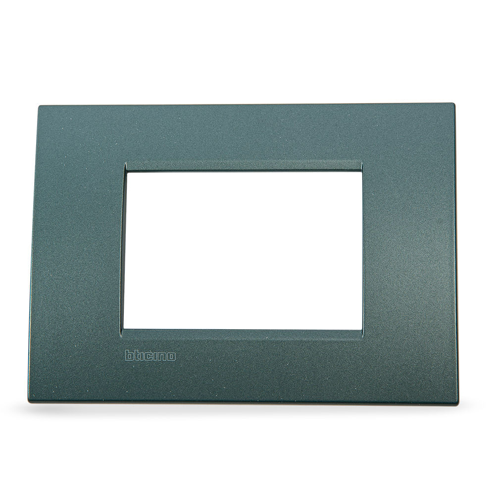 Placa Metal 3M Living Light Park Bticino