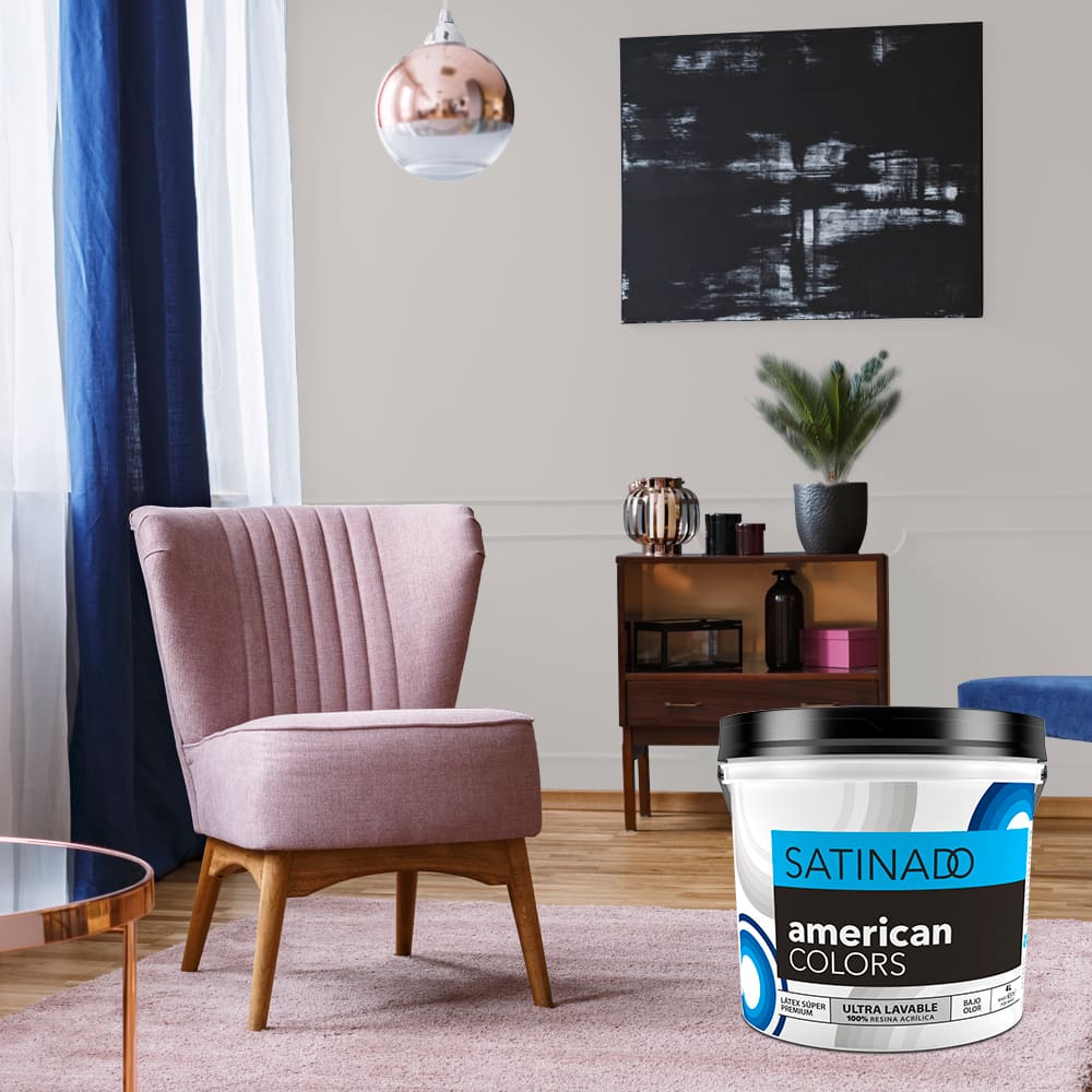 Pintura Látex Premium Satinada Gris Clásico 4 litros - Promart