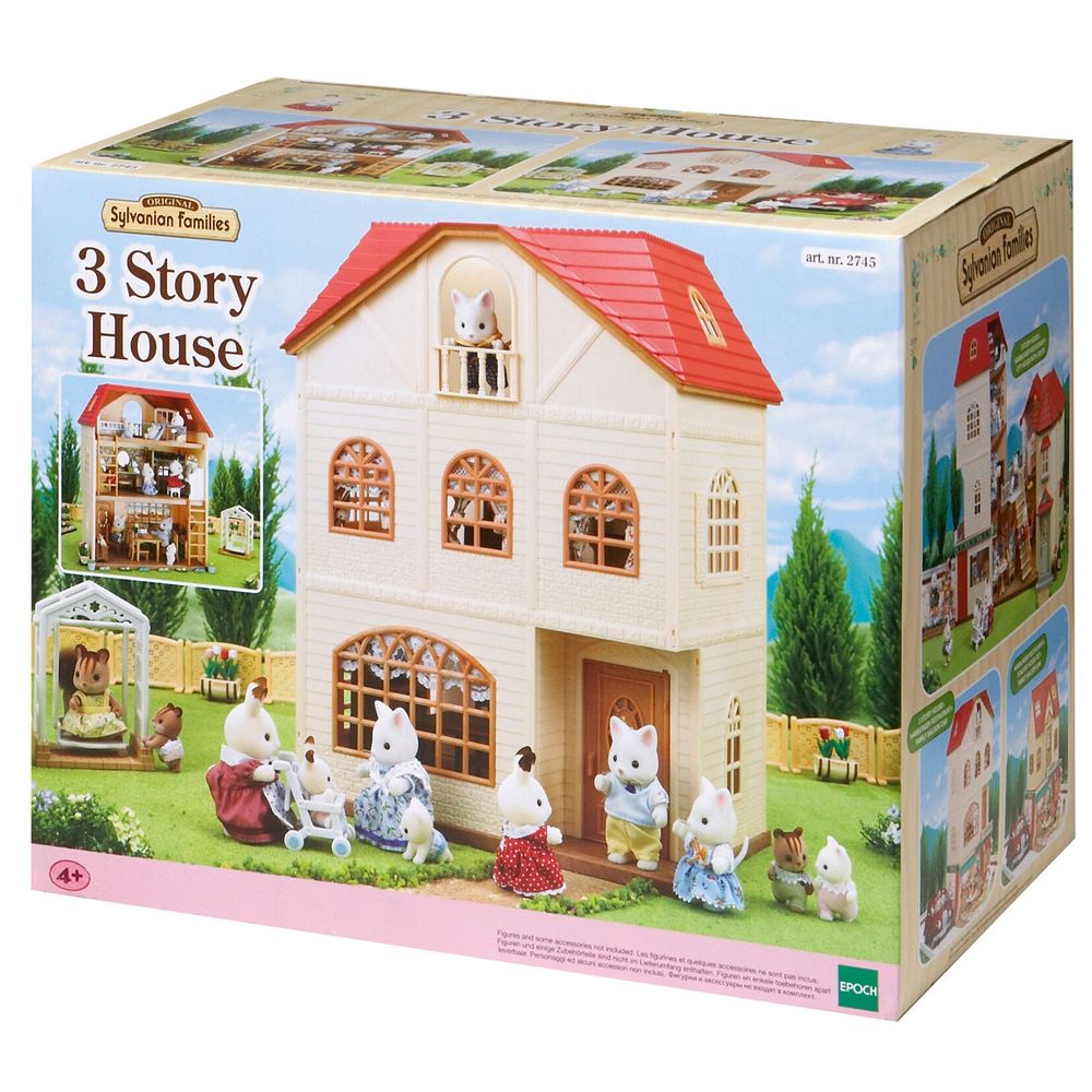 casa tres pisos sylvanian