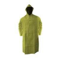 Abrigo de Lluvia Anluc con Capucha Plástica Amarillo Talla L