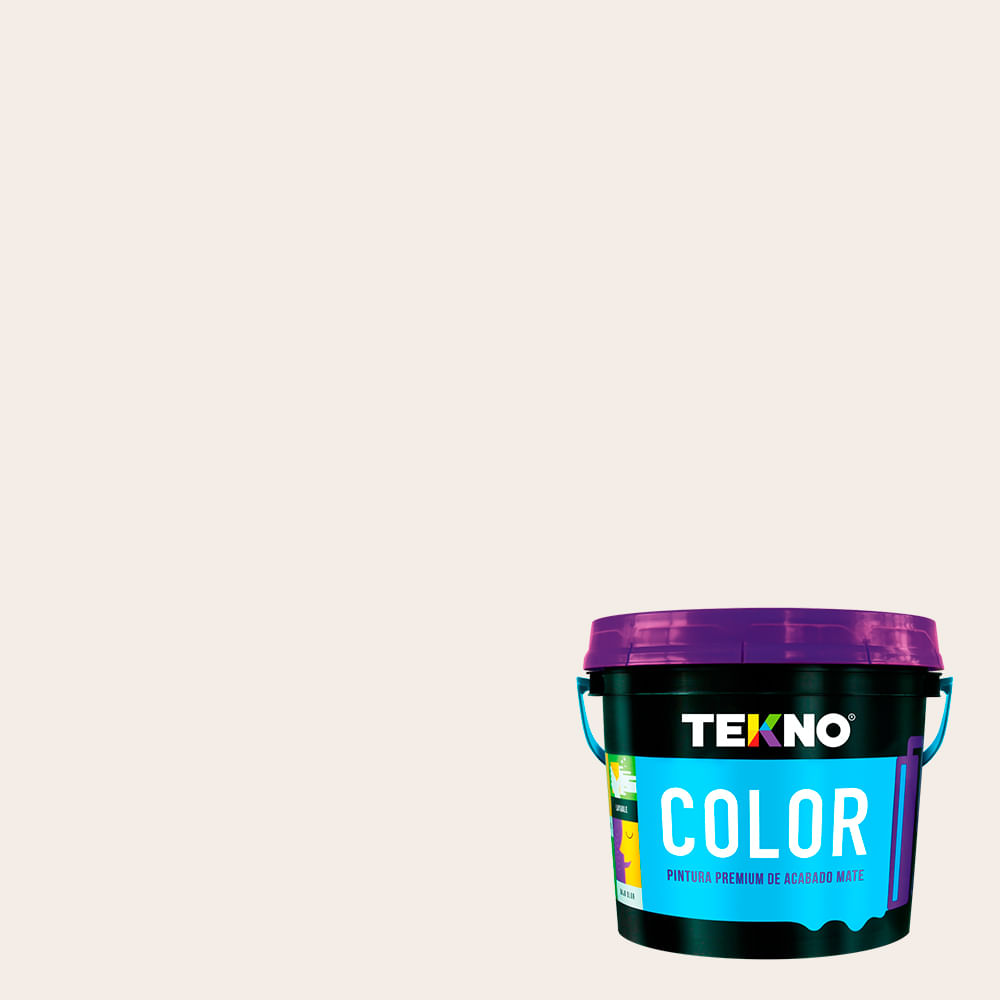 Pintura Látex Teknocolor Gris Polar 4 litros - Promart