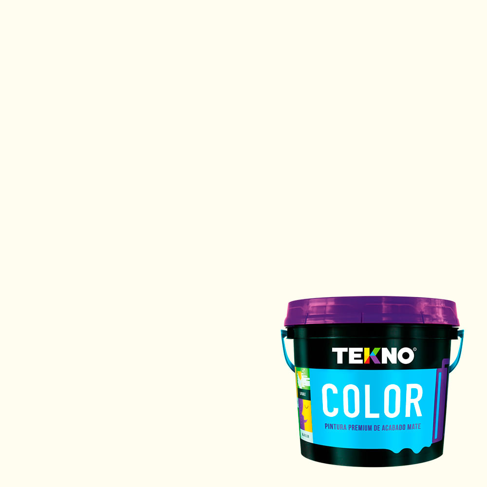 Pintura Látex Teknocolor Marfil Congo 4 litros - Promart
